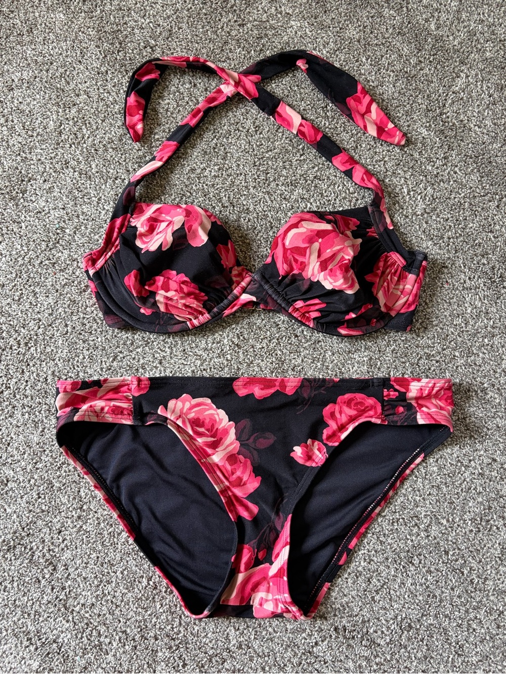 kate spade Sugar Beach Floral Underwire Bikini Set Women Size Medium
